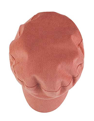 Sock Snob Ladies Cotton Casual Peaked Denim or Corduroy Baker Boy Hat Fiddler Cap with Rope