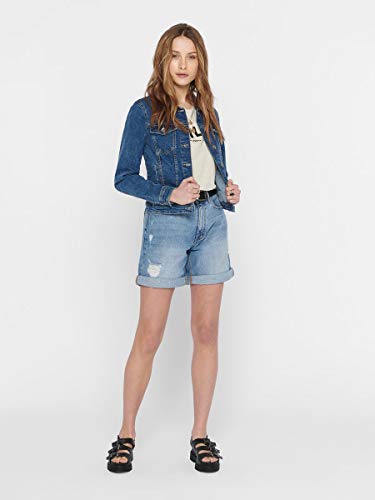 ONLY NOS Women's Onltia Dnm Jacket Bb Mb Bex02 Noos