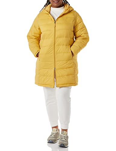 Amazon Essentials Women's Lightweight Water-Resistant Hooded Puffer Coat