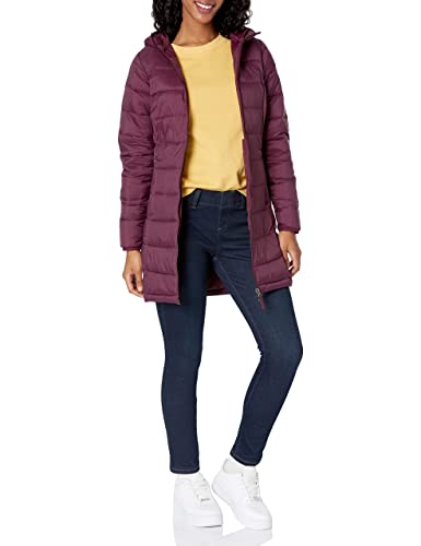 Amazon Essentials Women's Lightweight Water-Resistant Hooded Puffer Coat