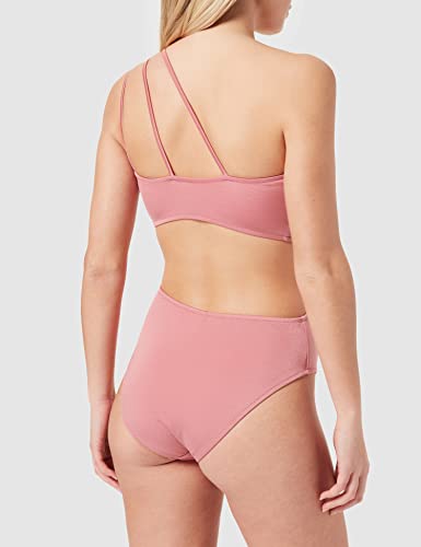 Iris & Lilly Women's One Shoulder Cut Out Swimsuit