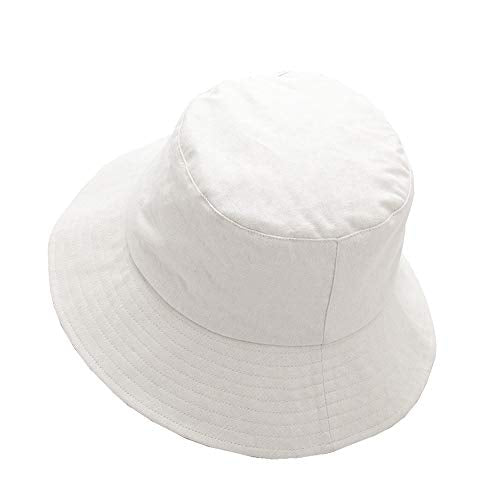 Anycosy Cotton Bucket Hat Women Summer Outdoor Floppy Sun Cap Packable with Big Wide Brim