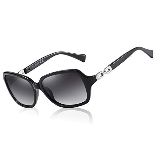 AOMASTE Retro Square Polarized Sunglasses for Women 100% UV400 Protection Lens Driving Outdoor Eyewear