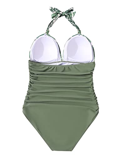 RXRXCOCO Women Tummy Control Bathing Suits for Women Plus Size Swimsuit One Piece Swimwear