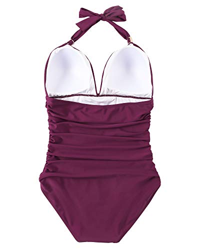 RXRXCOCO Women Tummy Control Bathing Suits for Women Plus Size Swimsuit One Piece Swimwear