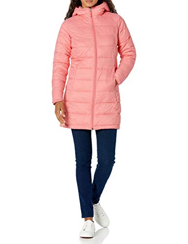 Amazon Essentials Women's Lightweight Water-Resistant Hooded Puffer Coat