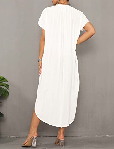 Bsubseach Swimsuit Cover Up for Swimwear Women Kaftan Dresses Summer Caftan with Drawstring