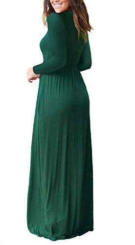 PCEAIIH Women's Maxi Dress Casual Deep V Short Sleeve Floral Ladies Wrap Long Dress with Pockets
