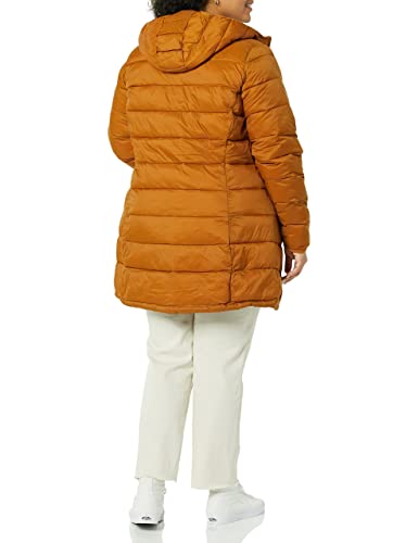 Amazon Essentials Women's Lightweight Water-Resistant Hooded Puffer Coat