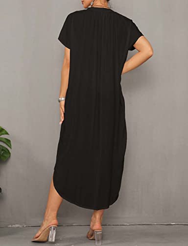 Bsubseach Swimsuit Cover Up for Swimwear Women Kaftan Dresses Summer Caftan with Drawstring