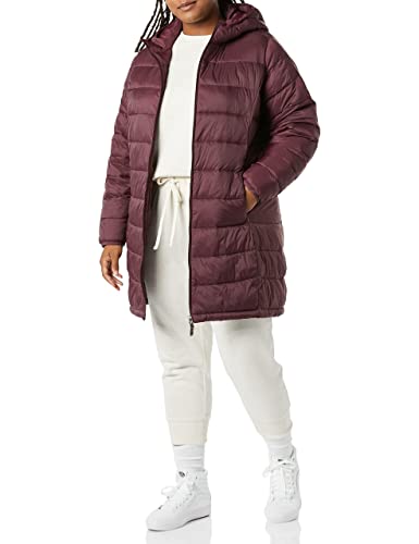 Amazon Essentials Women's Lightweight Water-Resistant Hooded Puffer Coat