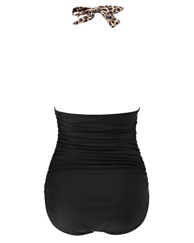 RXRXCOCO Women Tummy Control Bathing Suits for Women Plus Size Swimsuit One Piece Swimwear