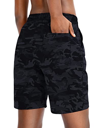 G Gradual Women's Bermuda Shorts Jersey Shorts with Deep Pockets 7" Long Shorts for Women Lounge Walking Athletic