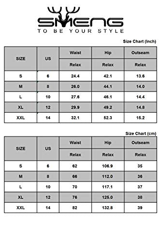 SMENG Ladies Shorts Size 16 Summer Solid Womens Shorts Workout Drawstring Shorts Lounge with Pockets Loose Casual Hot Pants