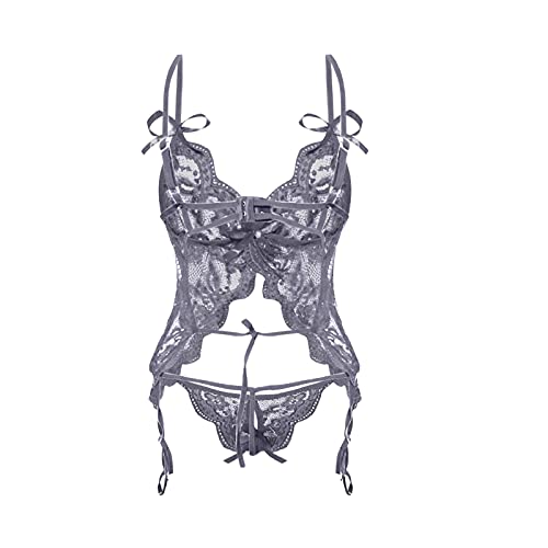 AMhomely Sexy Lingerie for Women Naughty Erotic Outfits Women Elegant Sexy Lingerie Lace Gauze Underwear Bodysuit Suit Slutty Underwears Nightwear Sets for Ladies