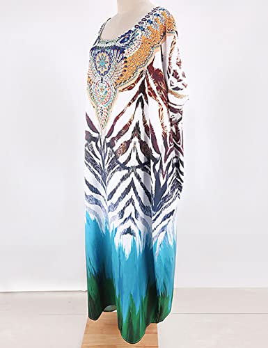 Bsubseach Swimsuit Cover Up for Swimwear Women Kaftan Dresses Summer Caftan with Drawstring