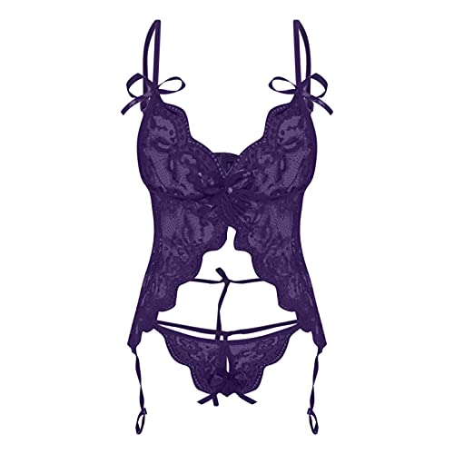 AMhomely Sexy Lingerie for Women Naughty Erotic Outfits Women Elegant Sexy Lingerie Lace Gauze Underwear Bodysuit Suit Slutty Underwears Nightwear Sets for Ladies