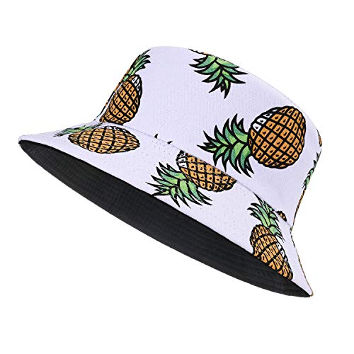 MengPa Unisex Bucket Hat Men Women Summer Travel Sun Fisherman Hats Reversible
