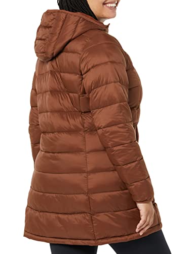 Amazon Essentials Women's Lightweight Water-Resistant Hooded Puffer Coat