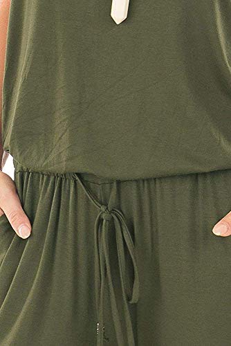Smile Fish Women Floral Adjustable Spagettic Strap Wide Leg Drawstring Jumpsuits