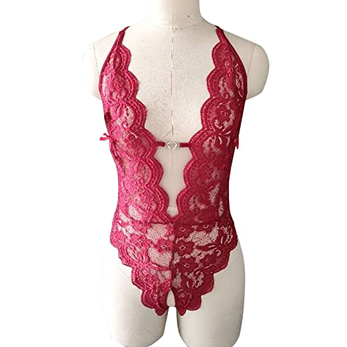 Ladies' Lace See Through Crotch Sexy Pajamas Sexy Lingerie
