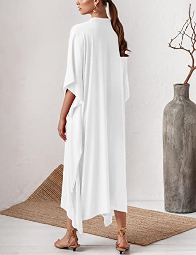 Bsubseach Swimsuit Cover Up for Swimwear Women Kaftan Dresses Summer Caftan with Drawstring
