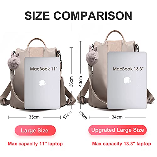 Charmore Women Backpack Ladies Rucksack Waterproof Nylon School bags Anti-theft Dayback Shoulder Bags