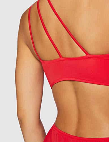 Iris & Lilly Women's One Shoulder Cut Out Swimsuit