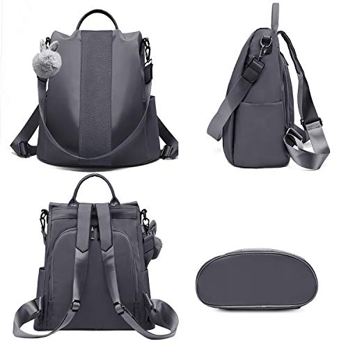 Charmore Women Backpack Ladies Rucksack Waterproof Nylon School bags Anti-theft Dayback Shoulder Bags