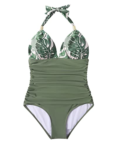 RXRXCOCO Women Tummy Control Bathing Suits for Women Plus Size Swimsuit One Piece Swimwear