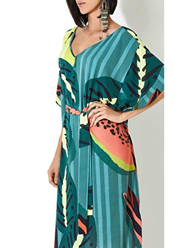Bsubseach Swimsuit Cover Up for Swimwear Women Kaftan Dresses Summer Caftan with Drawstring