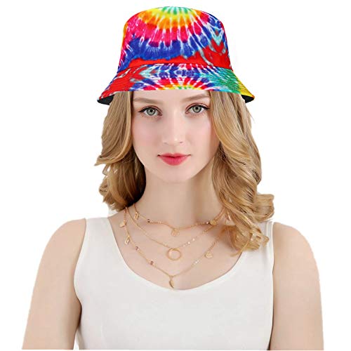MengPa Unisex Bucket Hat Men Women Summer Travel Sun Fisherman Hats Reversible
