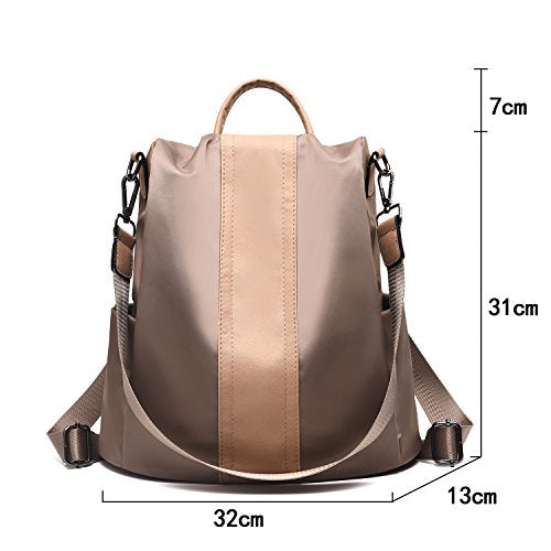 Charmore Women Backpack Ladies Rucksack Waterproof Nylon School bags Anti-theft Dayback Shoulder Bags