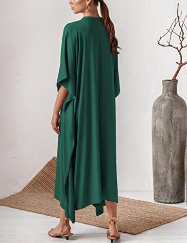 Bsubseach Swimsuit Cover Up for Swimwear Women Kaftan Dresses Summer Caftan with Drawstring