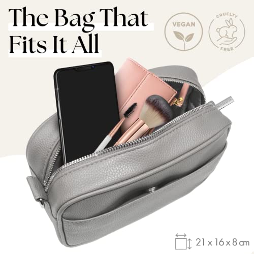 Lily England Ladies Cross Body Bag - Handbag with Adjustable Wide Strap & Gold Purse Chain - Multipurpose Shoulder & Crossbody Bags for Women