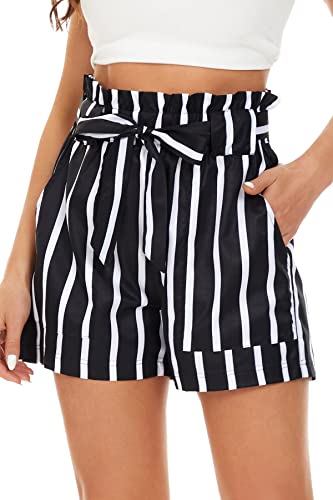 SMENG Ladies Shorts Size 16 Summer Solid Womens Shorts Workout Drawstring Shorts Lounge with Pockets Loose Casual Hot Pants