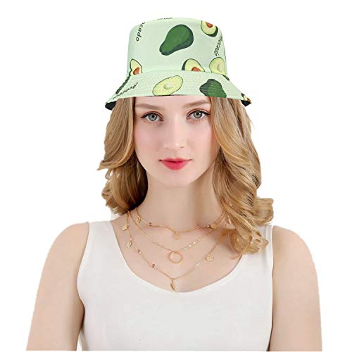 MengPa Unisex Bucket Hat Men Women Summer Travel Sun Fisherman Hats Reversible