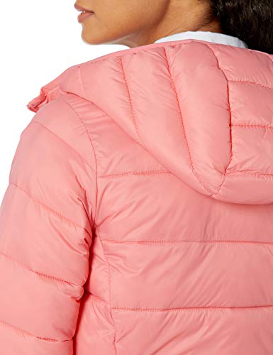 Amazon Essentials Women's Lightweight Water-Resistant Hooded Puffer Coat