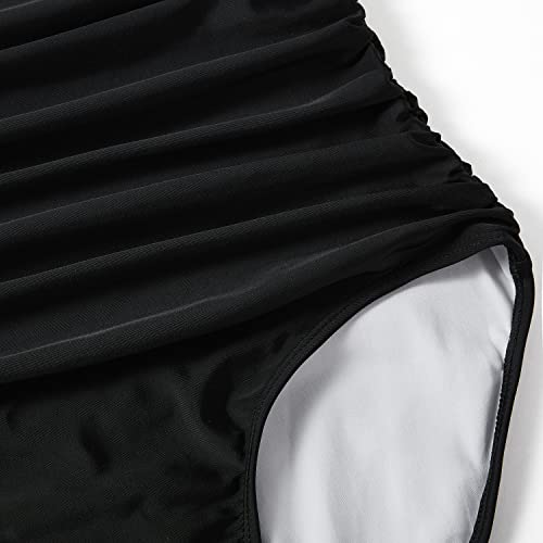 RXRXCOCO Women Tummy Control Bathing Suits for Women Plus Size Swimsuit One Piece Swimwear