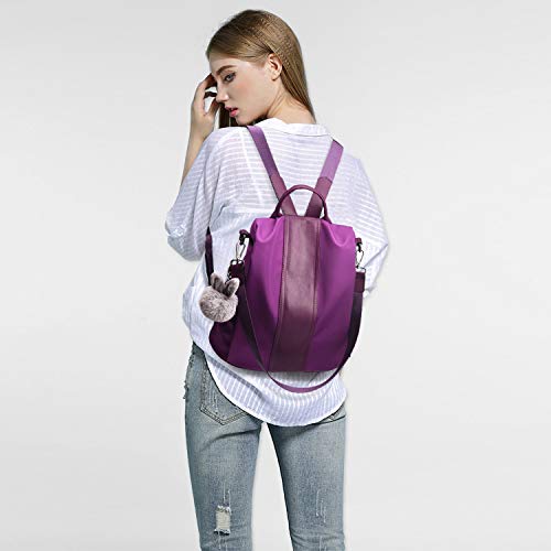 Charmore Women Backpack Ladies Rucksack Waterproof Nylon School bags Anti-theft Dayback Shoulder Bags