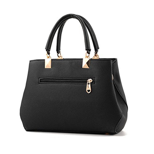 URAQT Womens Handbags, New Top Handle Bag, PU Leather Ladies Shoulder Bag Messenger Bag with Exquisite Metal Pendant, Fashion Tote Bag for Casual & Work, Mother's Day Gift