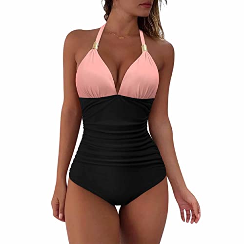 RXRXCOCO Women Tummy Control Bathing Suits for Women Plus Size Swimsuit One Piece Swimwear