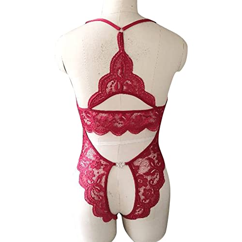 Ladies' Lace See Through Crotch Sexy Pajamas Sexy Lingerie