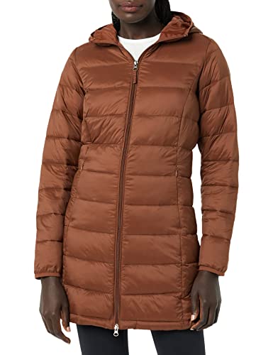 Amazon Essentials Women's Lightweight Water-Resistant Hooded Puffer Coat