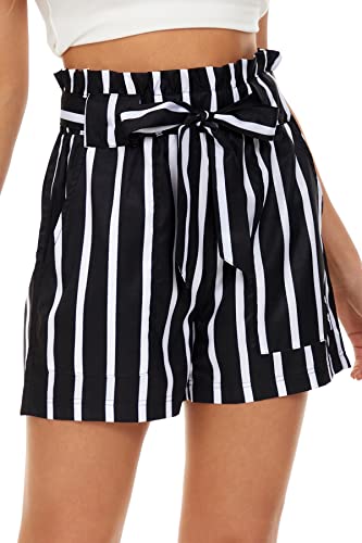 SMENG Ladies Shorts Size 16 Summer Solid Womens Shorts Workout Drawstring Shorts Lounge with Pockets Loose Casual Hot Pants