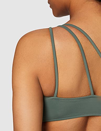 Iris & Lilly Women's One Shoulder Cut Out Swimsuit