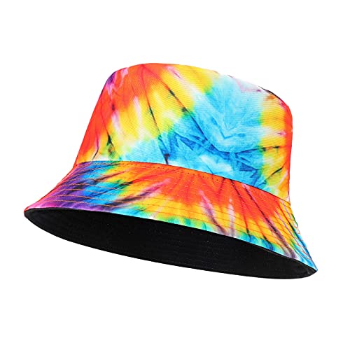 MengPa Unisex Bucket Hat Men Women Summer Travel Sun Fisherman Hats Reversible