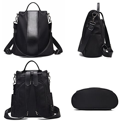 Charmore Women Backpack Ladies Rucksack Waterproof Nylon School bags Anti-theft Dayback Shoulder Bags