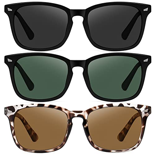 Ougenni Sunglasses Womens Trendy Classic Retro Style Polarized Sunglasses for Women and Men UV Protection