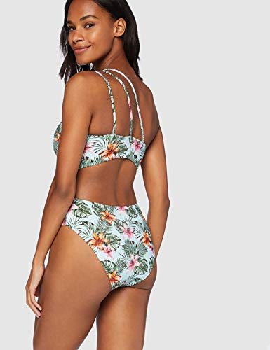 Iris & Lilly Women's One Shoulder Cut Out Swimsuit